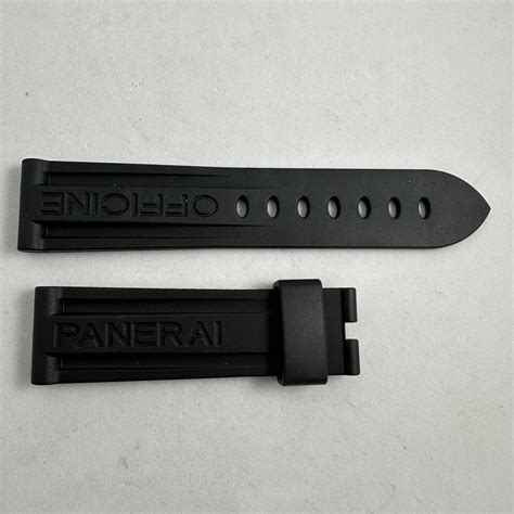 officine panerai rubber strap